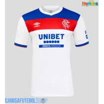 Camisa de time de futebol Rangers Mikey Moore #47 Replicas 2º Equipamento 2025-26 Manga Curta